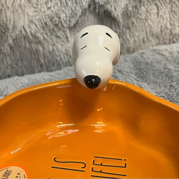 Rae Dunn x Peanuts Halloween Dog Bowl - Picture 4 of 8